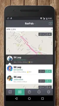 RunPal GPS Бег и фитнес Screen Shot 2