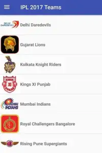 IPL 2017 (10th edition) Screen Shot 3