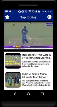 Watch Cricket Screen Shot 1