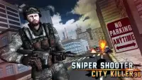 Sniper Shooter City Killer 3D Screen Shot 2