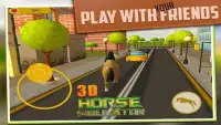3D Horse Simulator Game Free Screen Shot 0