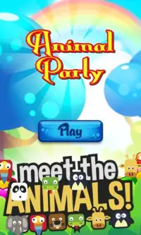 Animal Party Match 3 Game Screen Shot 7
