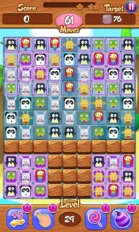 Animal Party Match 3 Game Screen Shot 3