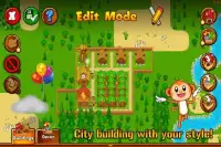 Balloon Monkey in the city Screen Shot 1