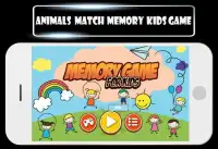 Animals Match Memory Kids Game Screen Shot 7