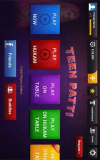 Teen Patti Three Cards Poker Screen Shot 0