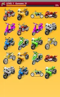 Bikes Memory Game Screen Shot 0