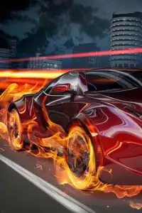 3D Speed Racing Car Screen Shot 0