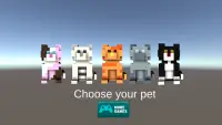 Virtual Cat Pet in Craft World Screen Shot 6