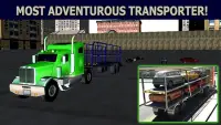 Car Transporter Cargo Truck 3D Screen Shot 1