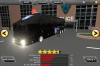 Police bus prison transport 3D Screen Shot 0