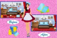 Cleaning Girl Game Screen Shot 2
