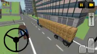 Hay Truck 3D: City Screen Shot 9