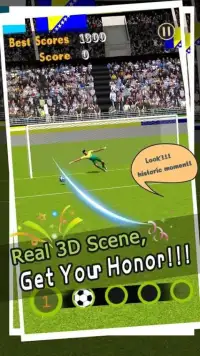 Flick Shoot Soccer Cup 3D Screen Shot 2
