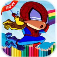 SuperHero Coloring Book
