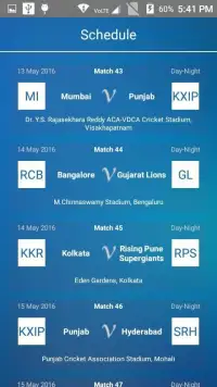 Live Cricket Scorecard 2016 Screen Shot 2