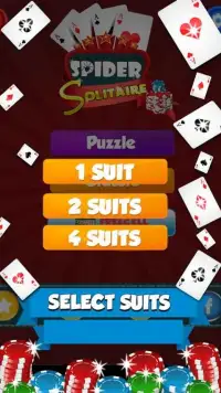 Spider Solitaire - Card games Screen Shot 2