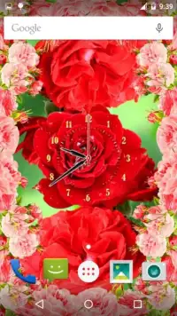 Rose Flower Clock Screen Shot 8