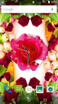 Rose Flower Clock Screen Shot 5