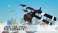 Pixel War Air Combat Attack 3D Screen Shot 4