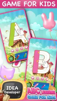 Alphabet abc games for kids go Screen Shot 1