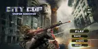 City Cop Sniper Shooting 3D Screen Shot 0