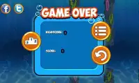 Gold Flappy Fish Screen Shot 2