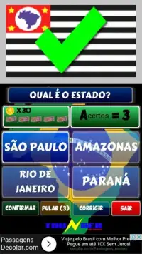 Quiz - Estados do Brasil Screen Shot 2