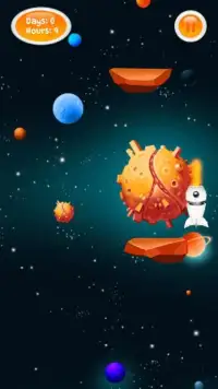 ألعاب الفضاء - لعبة القفز Screen Shot 3