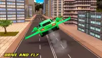 Futuristic Flying Car Driving Screen Shot 1