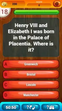 English History Quiz Game Screen Shot 3