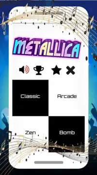 Metallica Piano Tiles Screen Shot 2