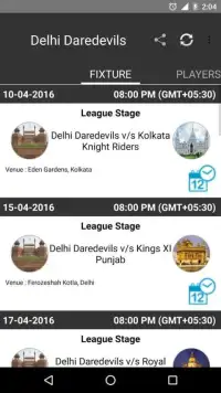 Live IPL 2016 Update, Schedule Screen Shot 7