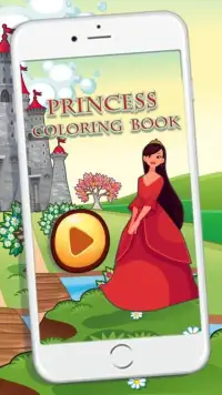 Beautiful Princess Coloring Screen Shot 9
