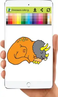 Dinosaurs color game for baby Screen Shot 5