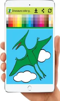 Dinosaurs color game for baby Screen Shot 3