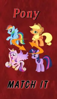 Match Pairs Pony For Kids Screen Shot 0