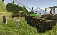 Drive army military truck free Screen Shot 4