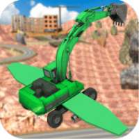 Flying Heavy Excavator Sim