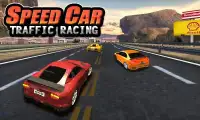 Speed car traffic racing Screen Shot 1