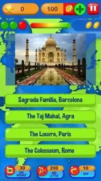 Geography Trivia Quiz Game Screen Shot 2