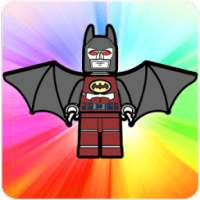 How To Color Lego Batman