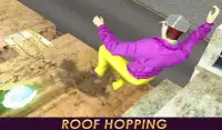 Crazy Clown Rooftop Police Run Screen Shot 0