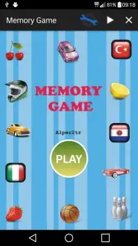 Memory Game Screen Shot 4