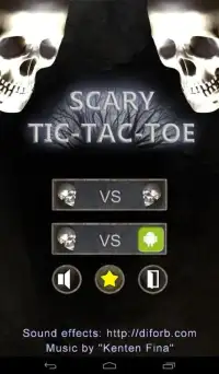 Scary Tic Tac Toe. Horror game Screen Shot 0