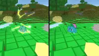 Cube Craft Go: Pixelmon Battle Screen Shot 3