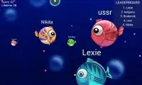 Fish war: Dots Eater Battle Screen Shot 9