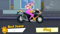 Motor Racer for Barbie Screen Shot 4