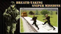 Sniper Cargo Train Shooting Screen Shot 2