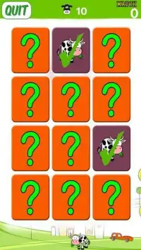 Cow Match Games For Kids Screen Shot 0